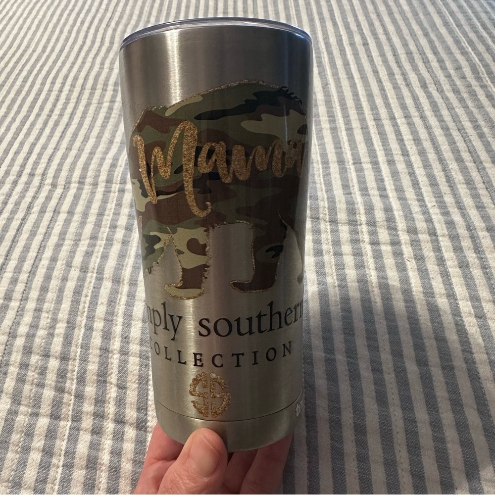 Simply Southern Tervis “Mama‎ Bear” 20 oz Stainless Tumbler